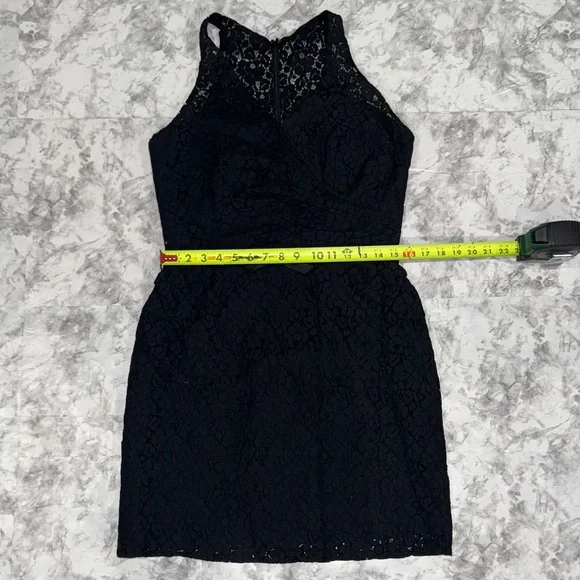 princess polly baby blue dress Alice + Olivia Short Sleeve Lace Dress In Black Polyester main image 1
